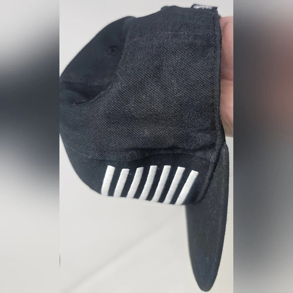 KnuckleHeads Little Threads USA BW Flag Snap Back Trucker Hat Toddler Size Small - Picture 5 of 16